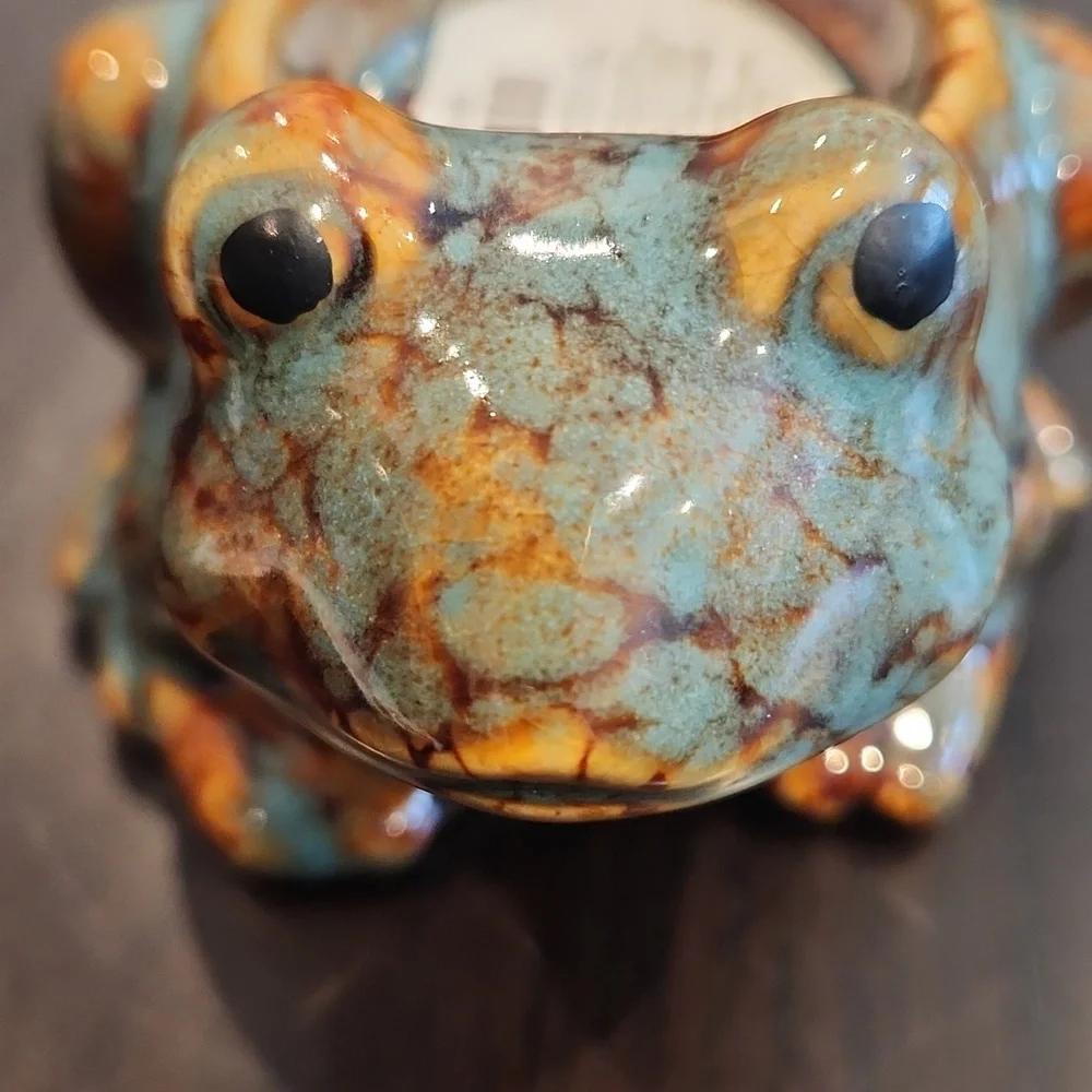 PIER 1 Import Frog Tealite Holder, NEW - Picture 8 of 16